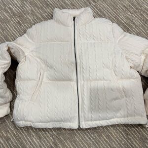 Fantastic Fawn Elegant Cream Jacket full zip size medium